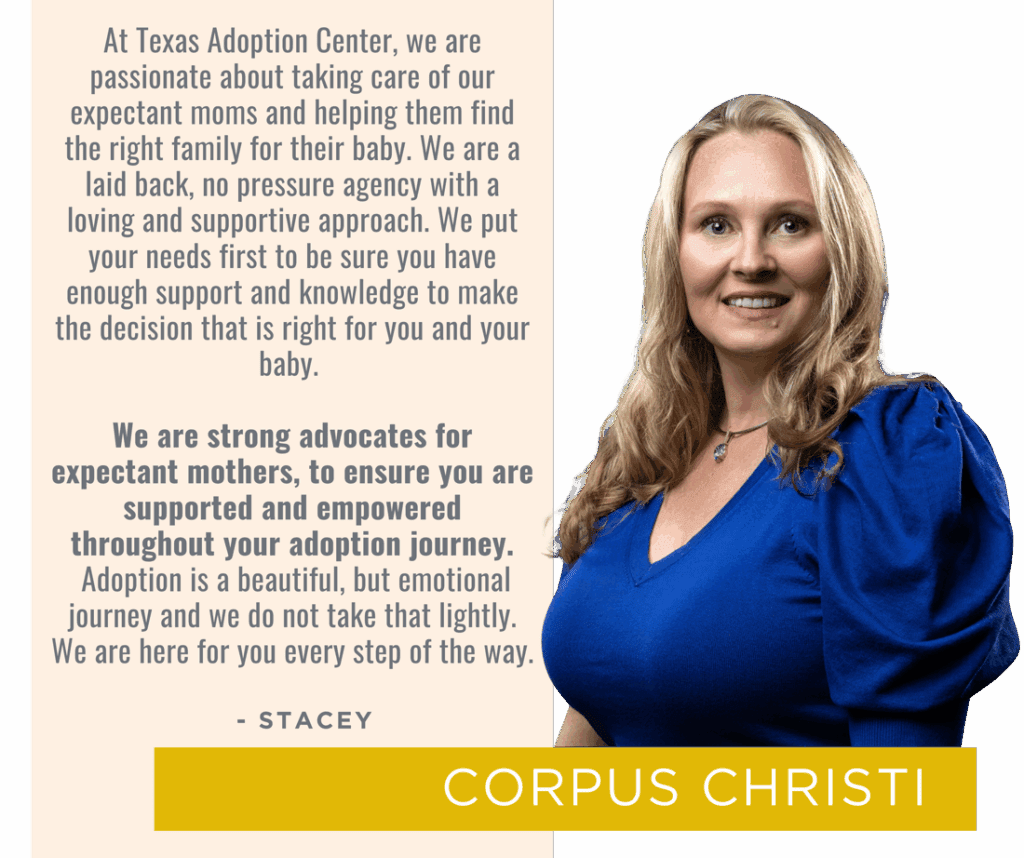 Stacey - adoption agent in Corpus Christi