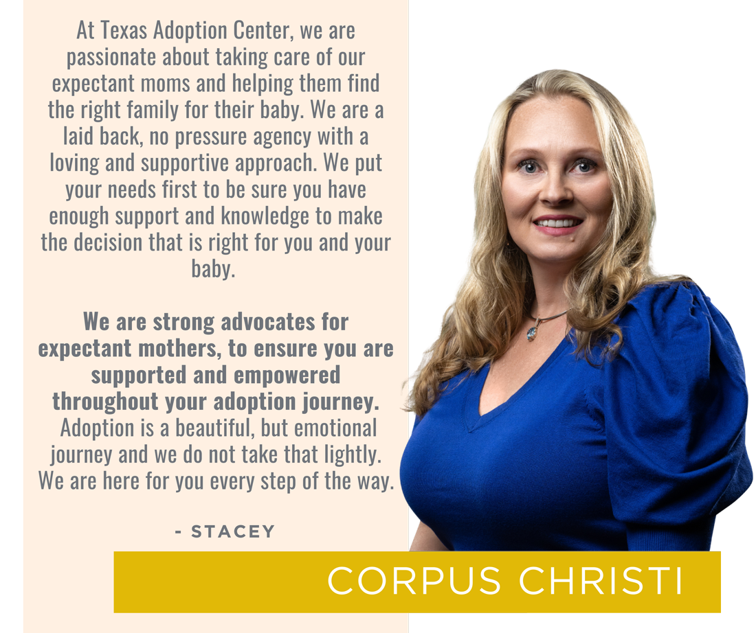 Stacey - adoption agent in Corpus Christi